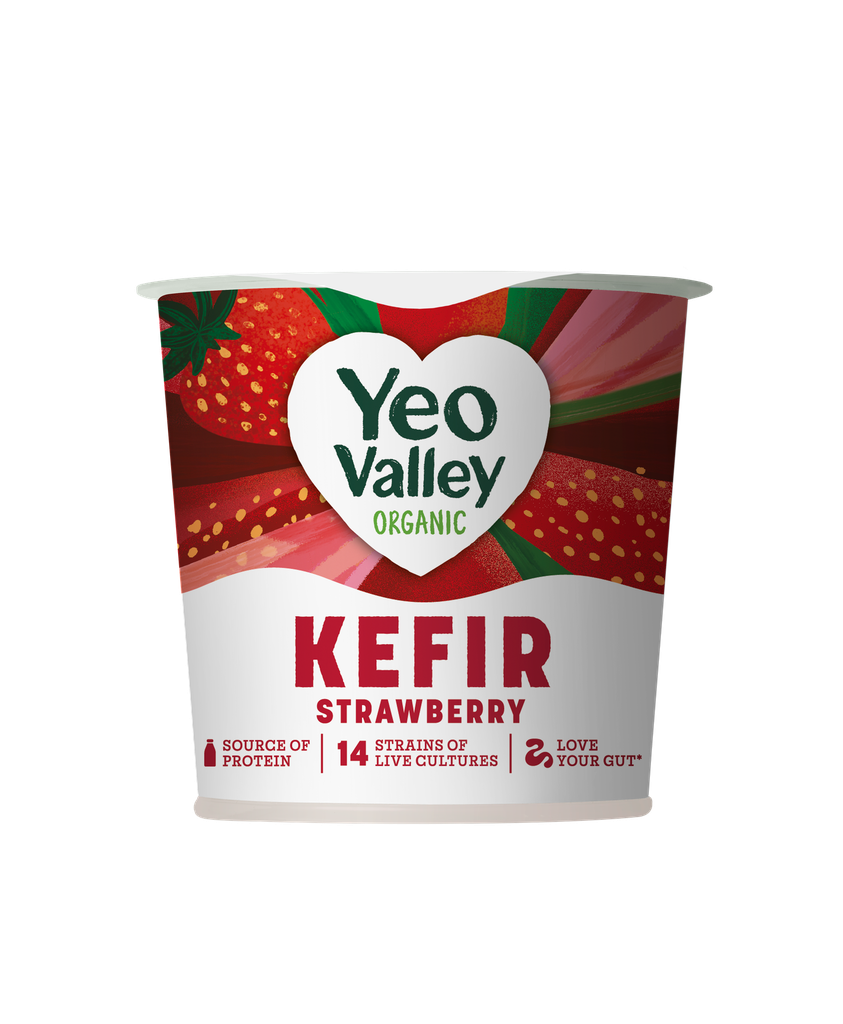 Yeo Valley Kefir Yoghurt - Strawberry 350g