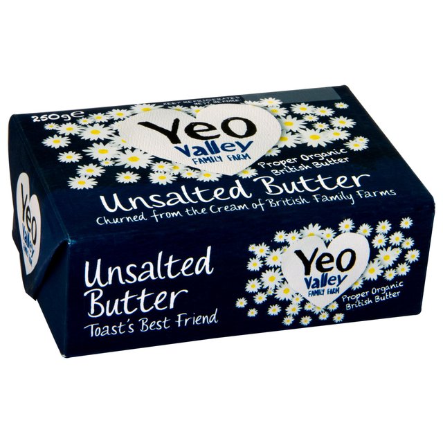 Yeo Valley Organic Butter - BLOCK Unsalted 200g