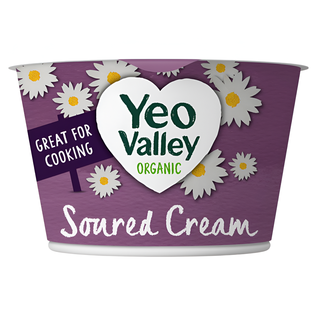 Yeo Valley Organic Fresh Creams - Soured Cream Low Fat 200g