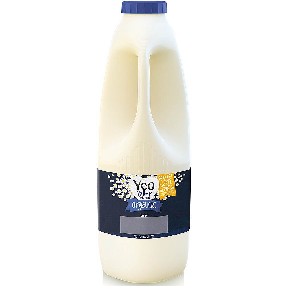 Yeo Valley Organic Milk - Whole Milk X 6 X 2L