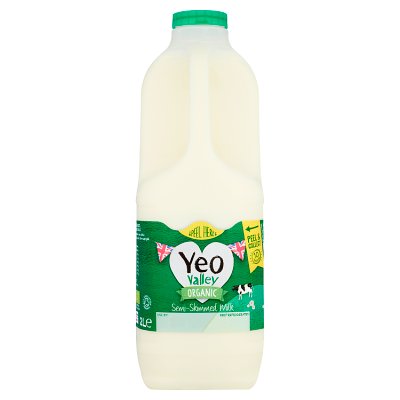 Yeo Valley Organic Milk - Semi Skimmed X 6 X 2L