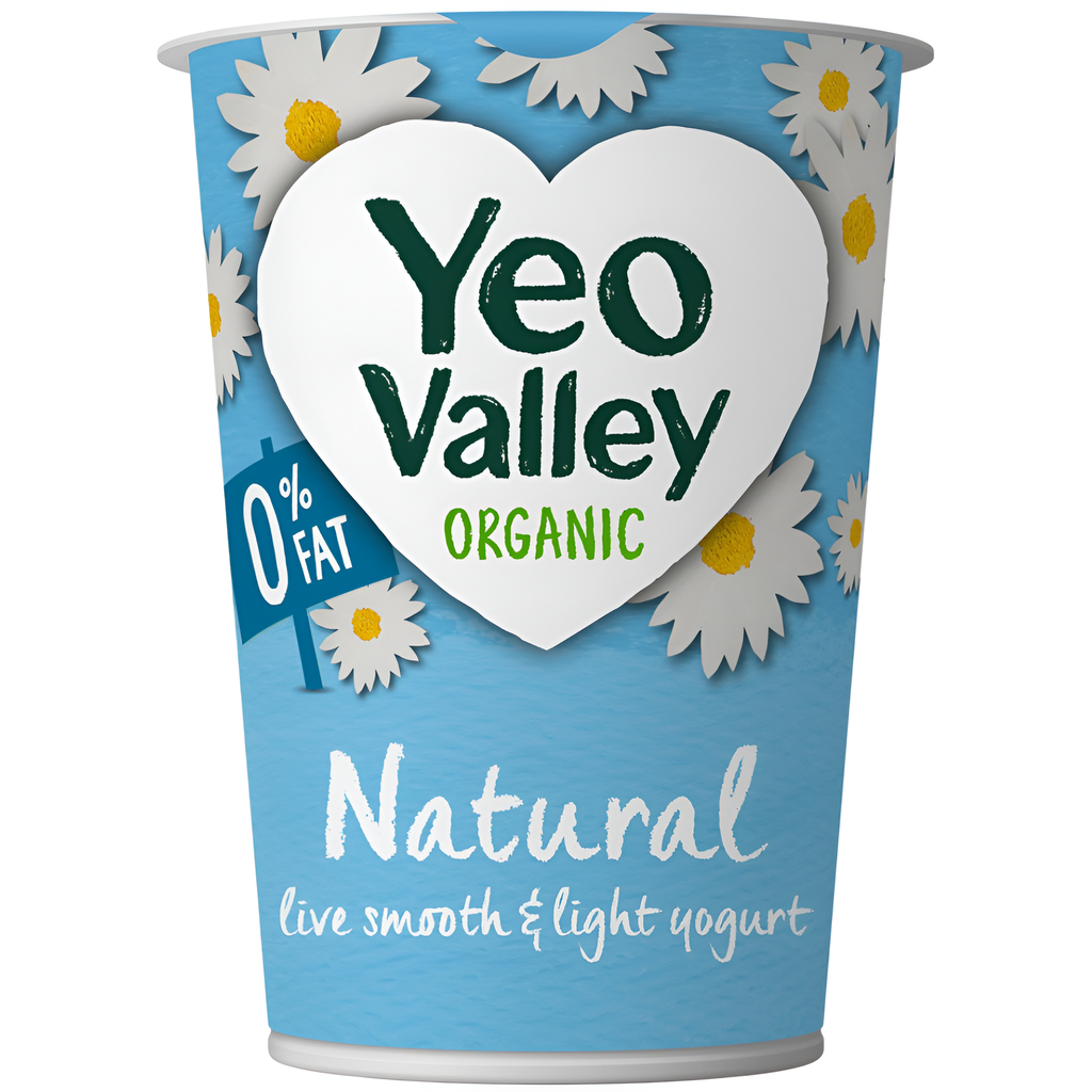 Yeo Valley Organic Natural Yoghurt - Natural 0% Fat 450g