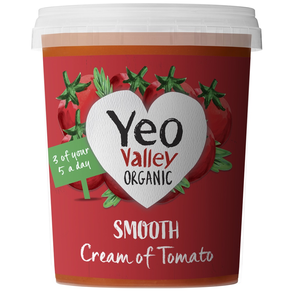 Yeo Valley Organic Soup - Smooth Cream of Tomato 400g
