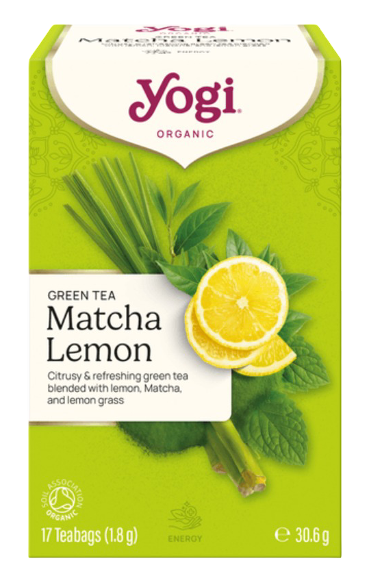 Yogi Organic Tea - Green Tea Matcha Lemon X 6 X 17pc