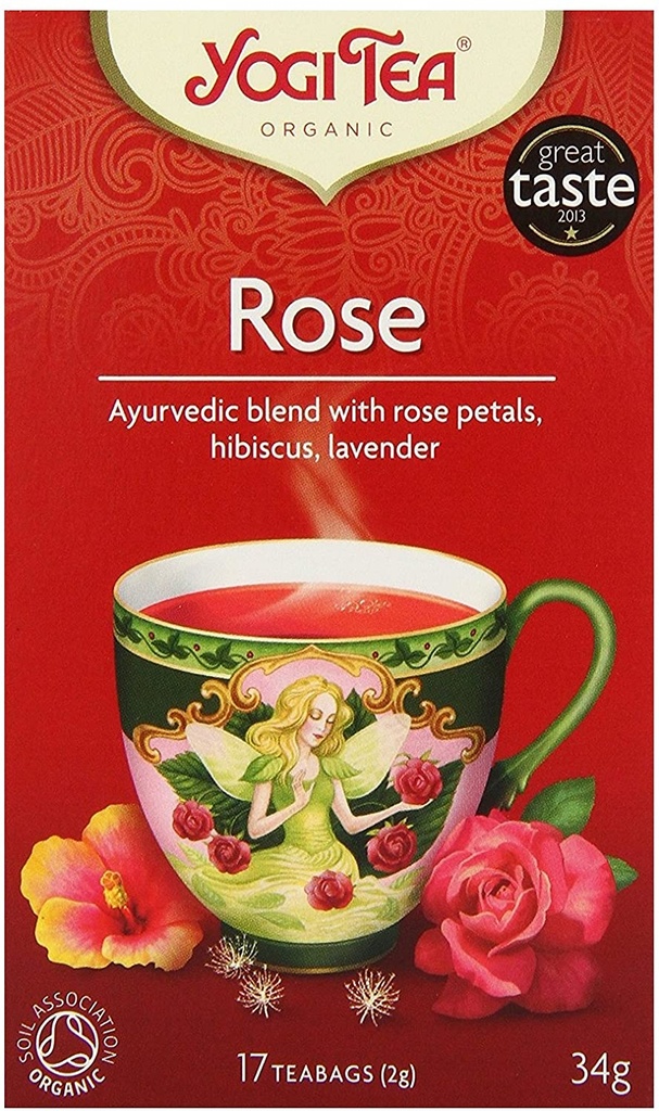 Yogi Organic Tea - Rose X 6 X 17pc