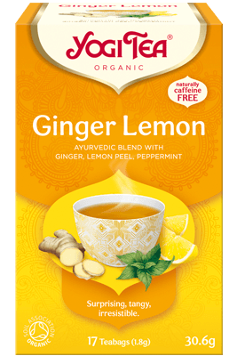 Yogi Organic Tea - Ginger Lemon X 6 X 17pc