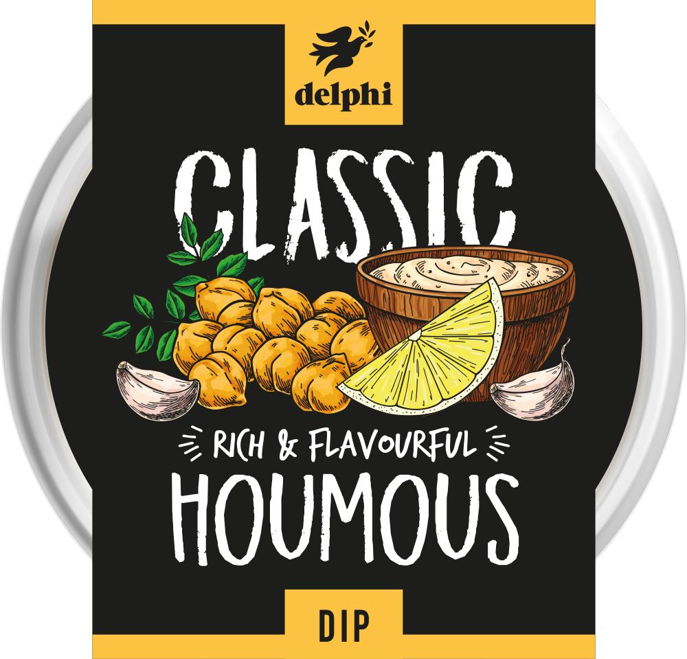Delphi Essentials - Houmous w/ Sleeves 170g