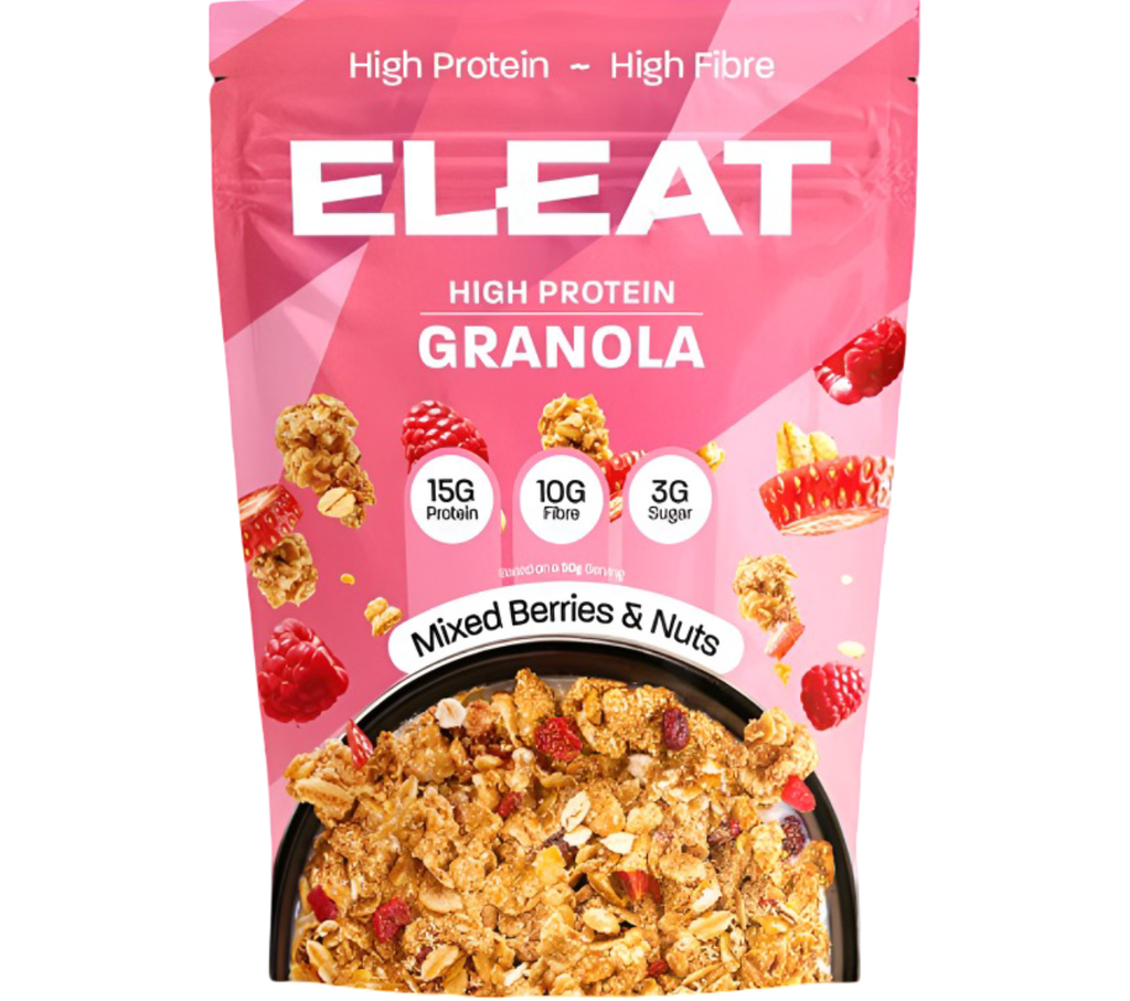 [PRODUCTION ISSUE] Eleat High Protein Granola - Mixed Berries and Nut X 5 X 300g