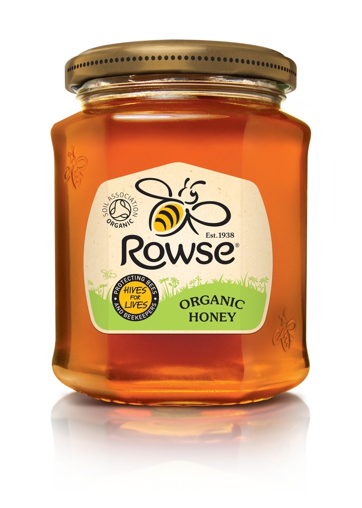 Rowse Organic Honey - JAR SMALL X 6 X 340g