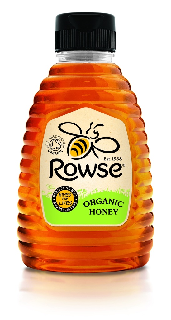 Rowse Organic Honey - SMALL Squeezy X 6 X 340g