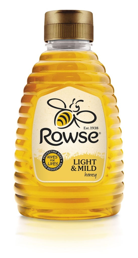 Rowse Honey - SMALL Squeezy Light and Mild X 6 X 340g