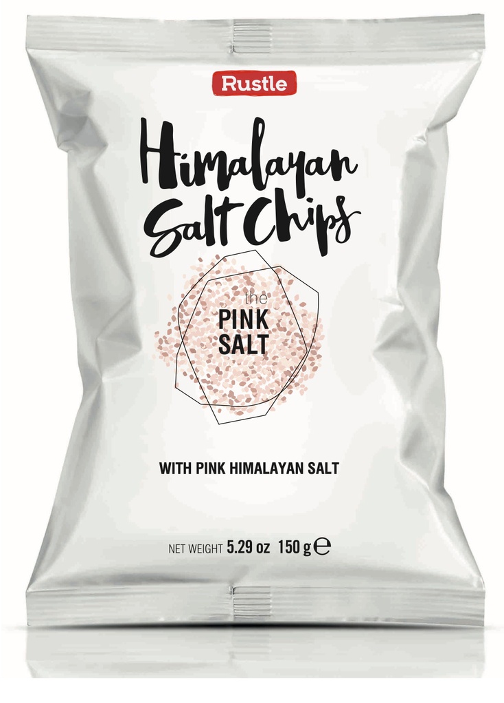 [30% OFF] Rustle Potato Chips - Himalayan Salt X 12 X 150g