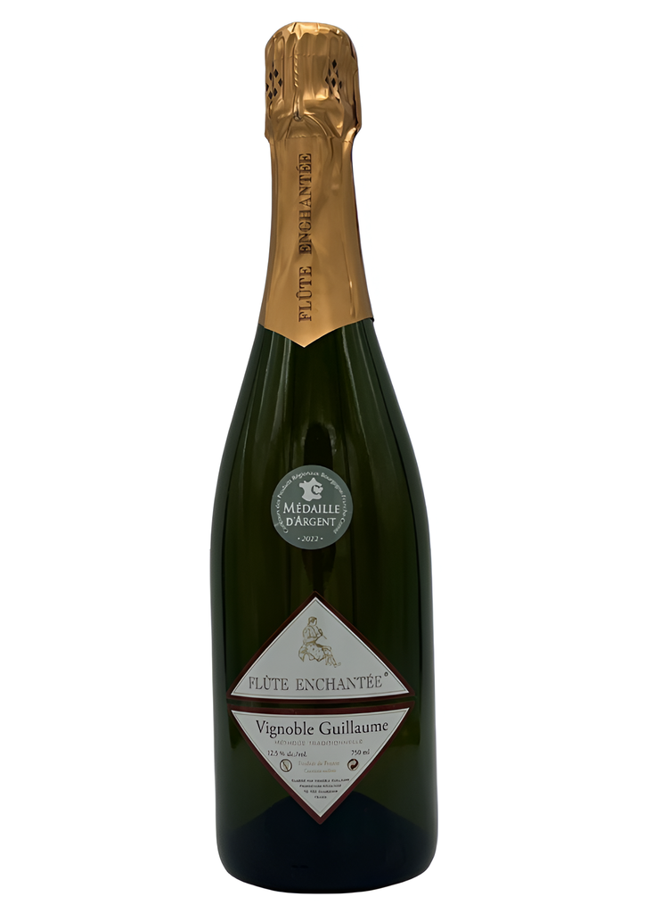 [25% OFF] Vignoble Guillaume Sparkling Wine - La Flute Enchantee Brut NV Franche Comte 12.5% ABV X 6 X 750ml FRANCE