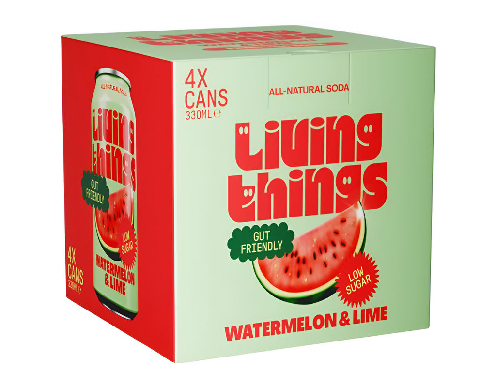 Living Things Soda MPK - Watermelon and Lime (4x330ml)