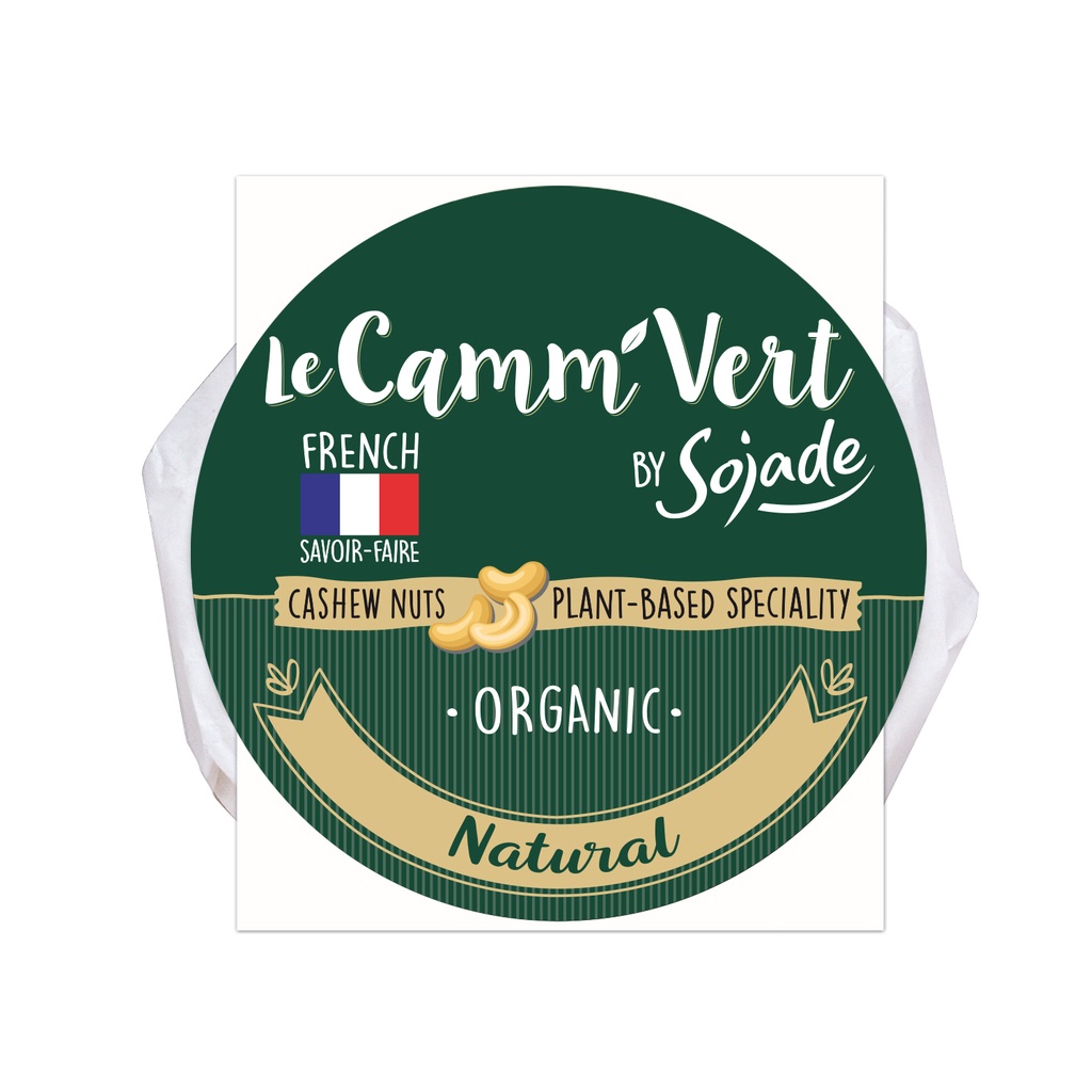 Sojade Organic Vegan Cheese - Le Cammvert Natural 100g