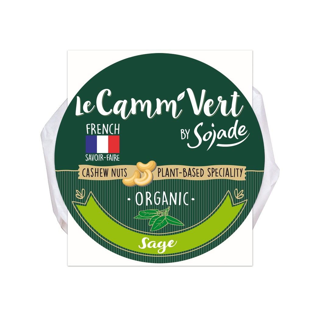 [PRODUCTION ISSUE] Sojade Organic Vegan Cheese - Le Cammvert Sage 100g
