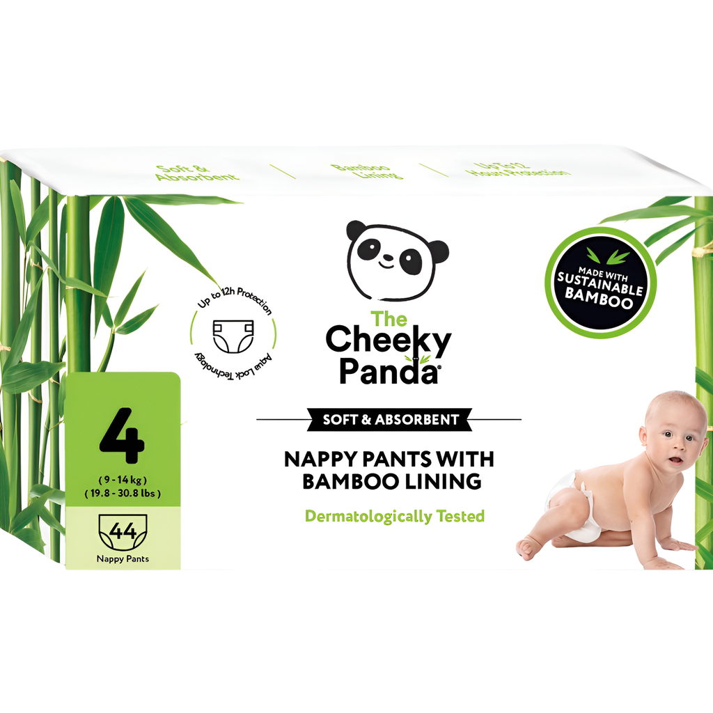Cheeky Panda Bamboo Nappies - Pull up Size 4 44pc
