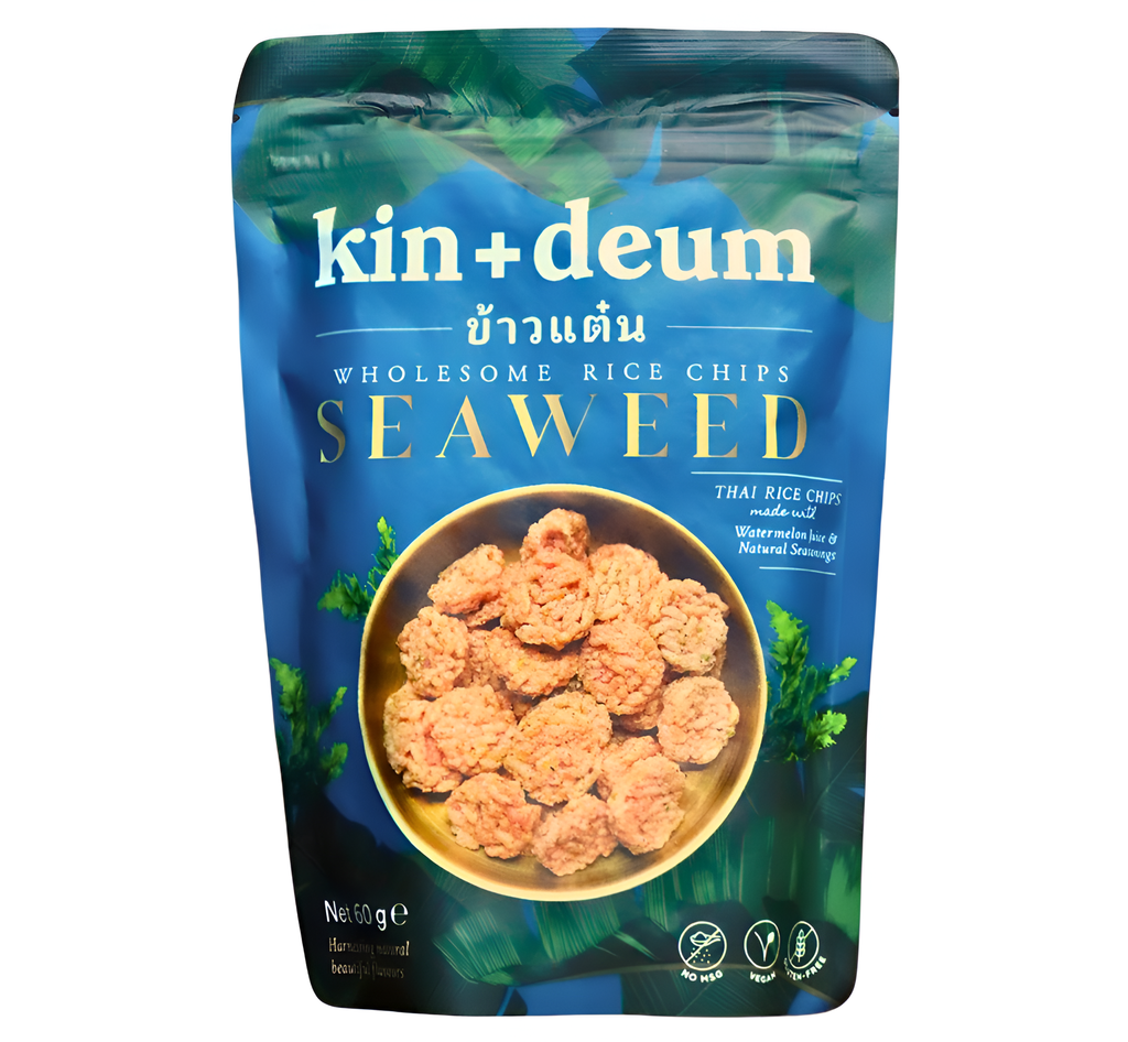 Kin plus Deum Rice Chips - Seaweed X 12 X 60g