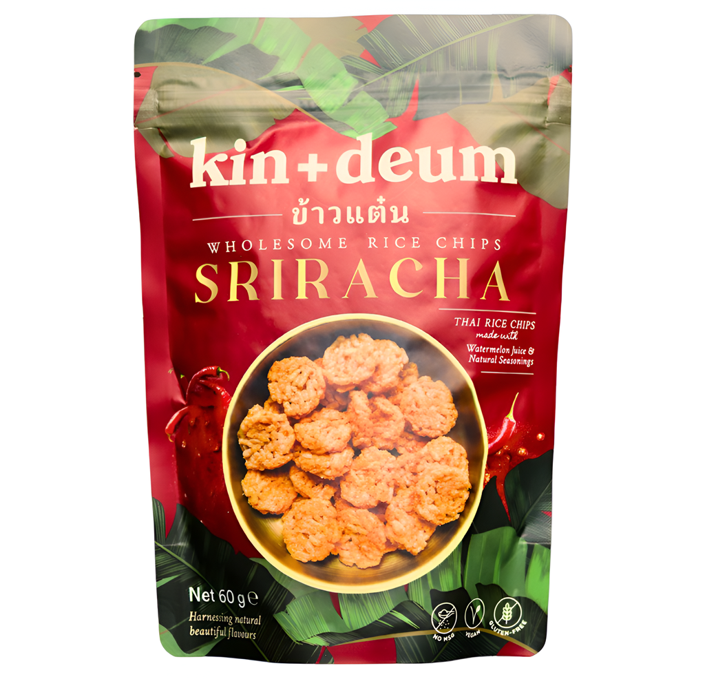 Kin plus Deum Rice Chips - Sriracha X 12 X 60g