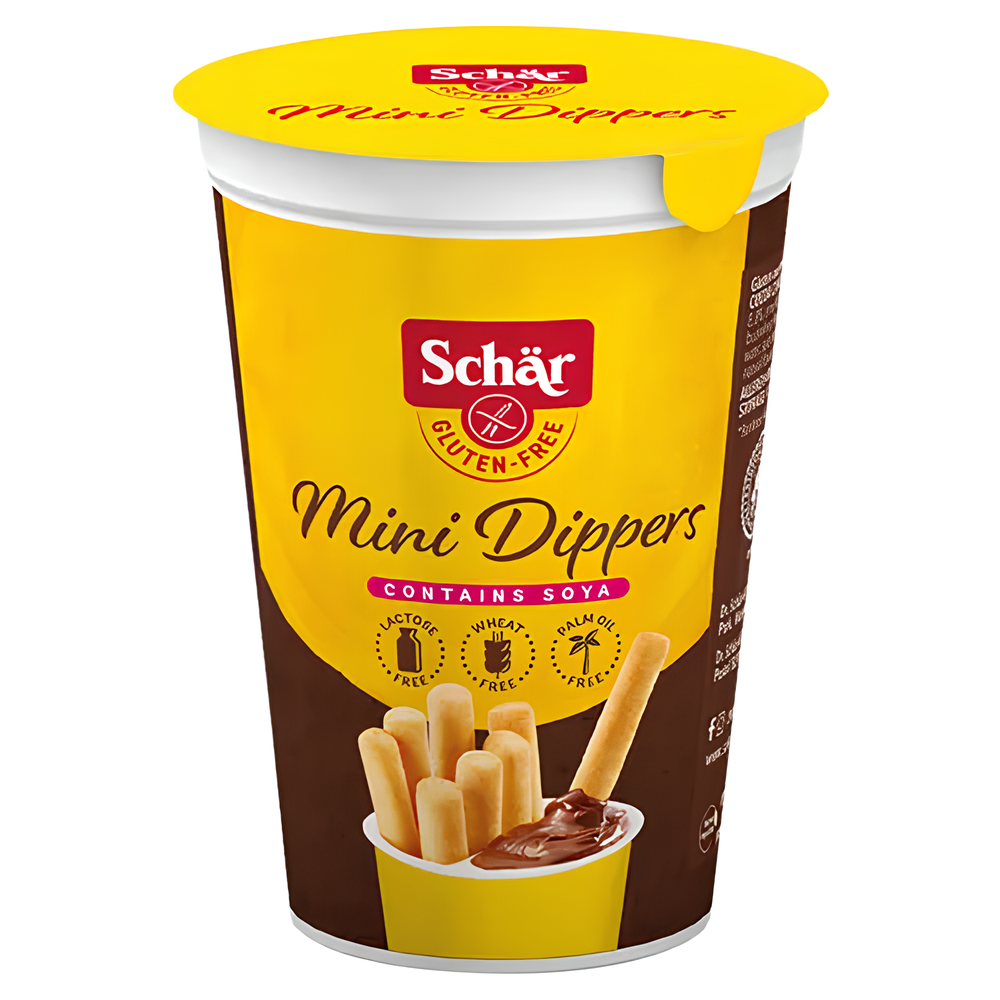 Schar Gluten Free Snacks - Mini Dippers Chocolate X 6 X 52g