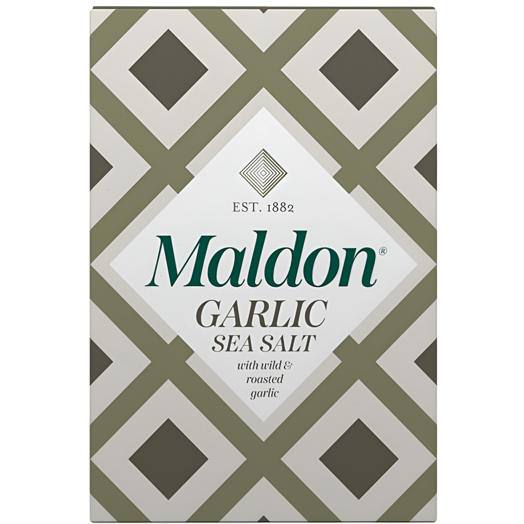 Maldon Sea Salt - SMALL Garlic X 12 X 100g