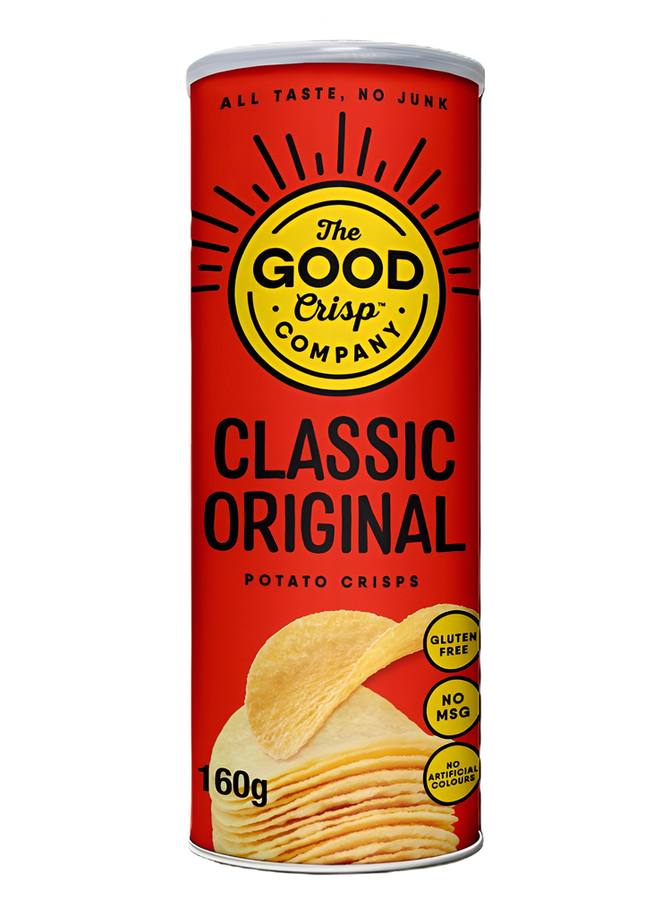 [20% OFF] The Good Crisp Company Crisps - LARGE Classic Original X 8 X 160g