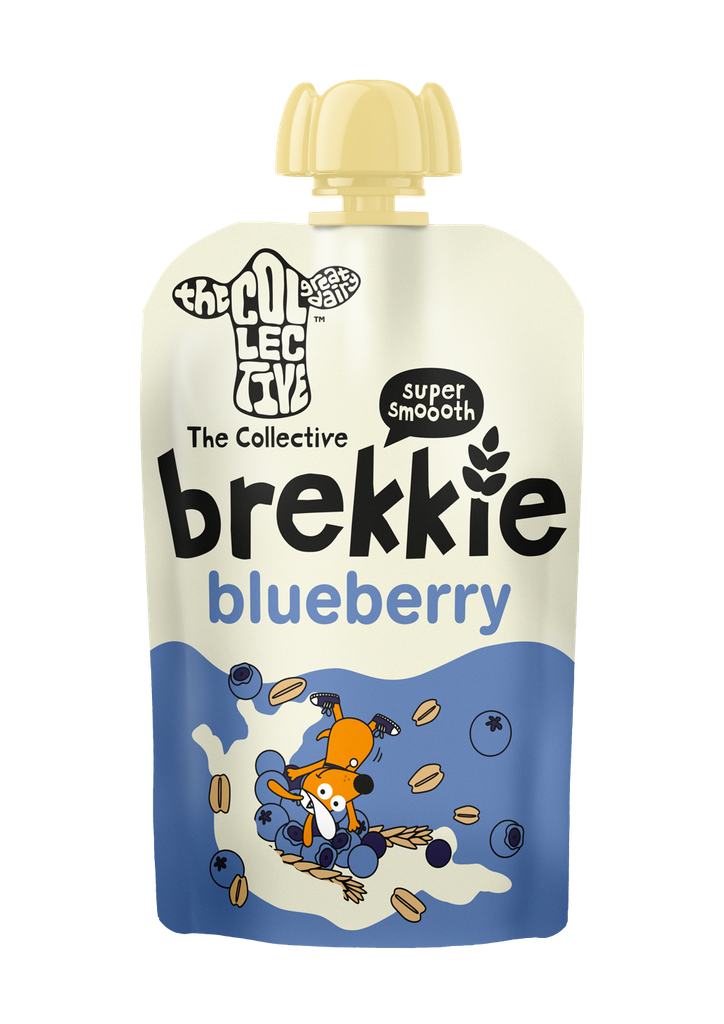 The Collective Brekkie Kids Pouches - Blueberry X 6 X 110g