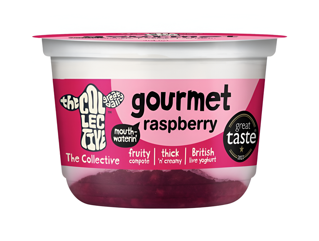 The Collective Gourmet Yoghurts - SMALL Raspberry 150g