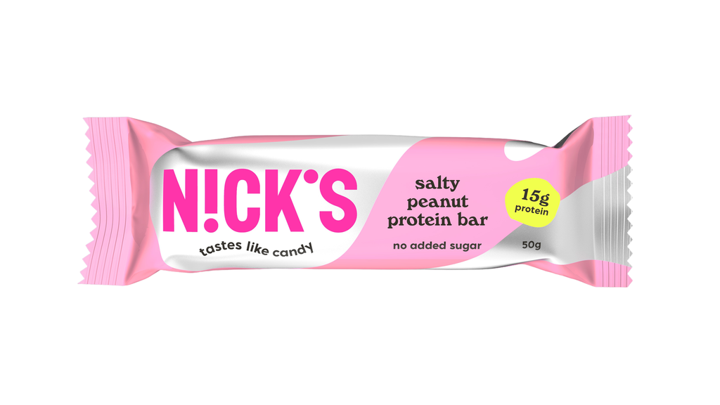 [20% OFF] Nicks Protein Bar - Salty Peanut X 12 X 50g