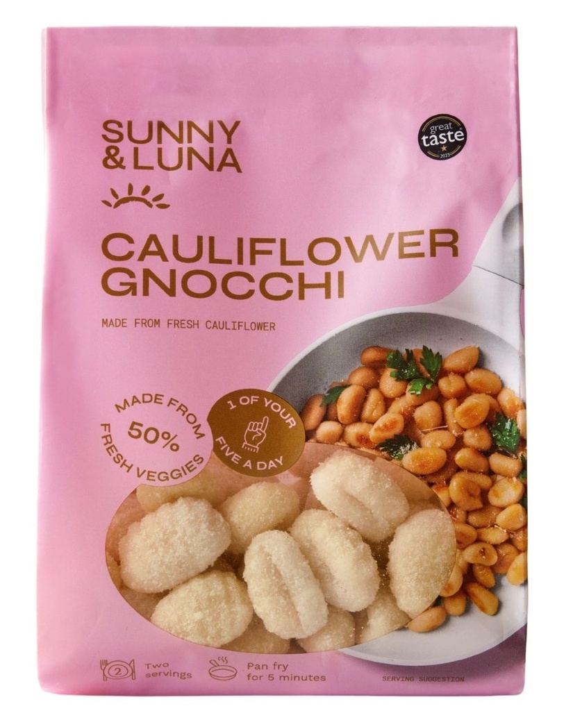 Sunny and Luna Fresh Pasta - Cauliflower Gnocchi 350g