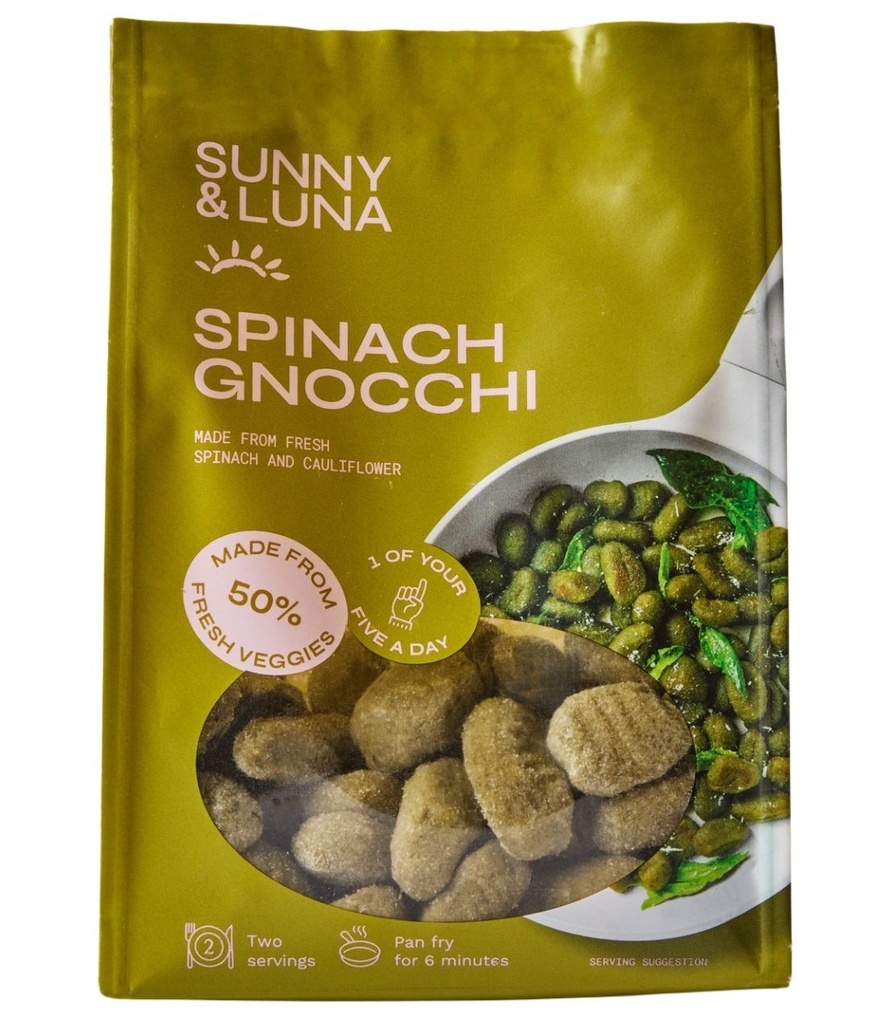 Sunny and Luna Fresh Pasta - Spinach Gnocchi 350g