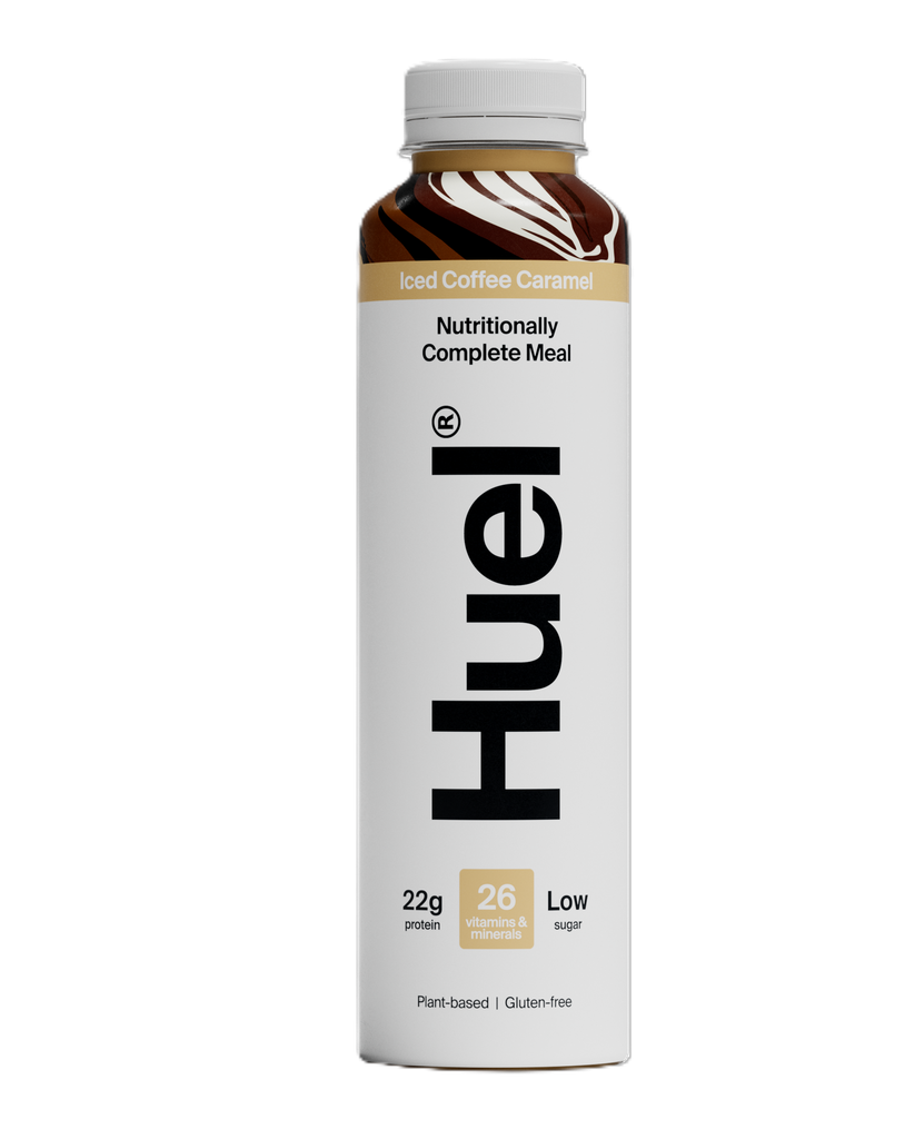 Huel Vegan RTD Drinks - Iced Coffee Caramel X 8 X 500ml