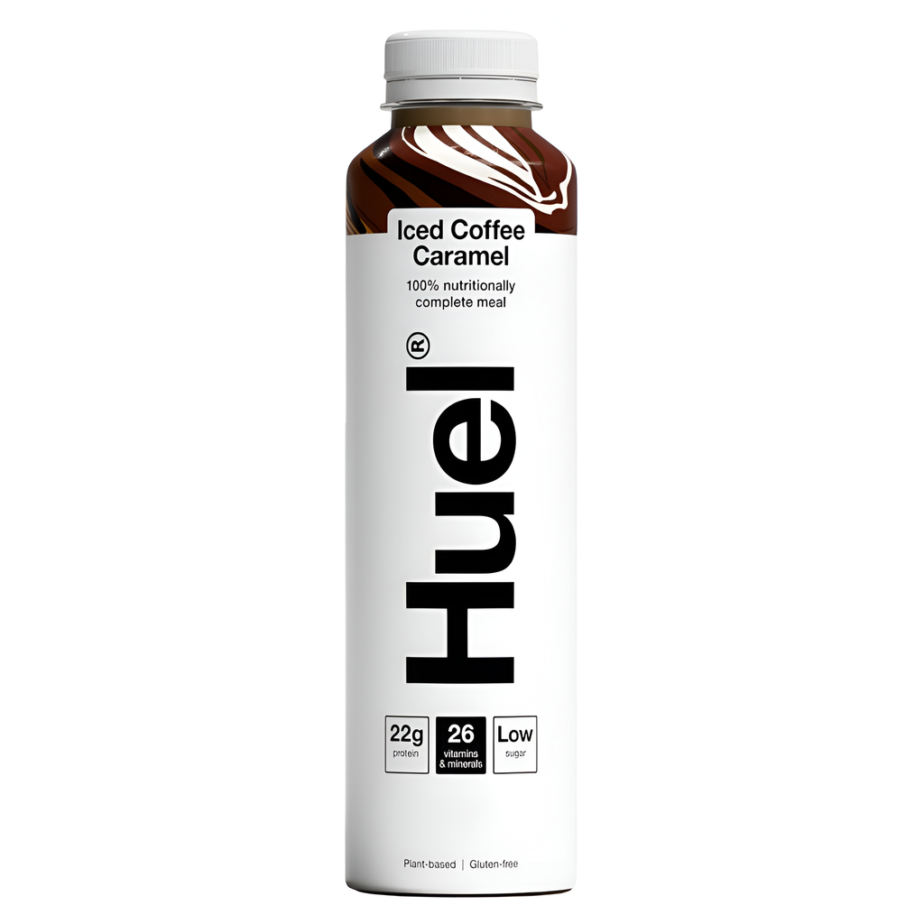 Huel Vegan RTD Drinks - Iced Coffee Caramel X 8 X 500ml