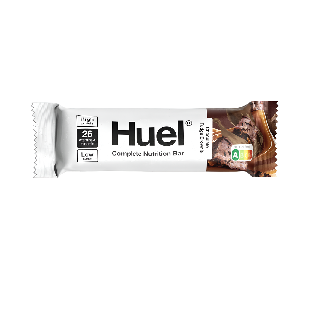 Huel Vegan Nutrition Bar - Chocolate Fudge Brownie X 12 X 55g