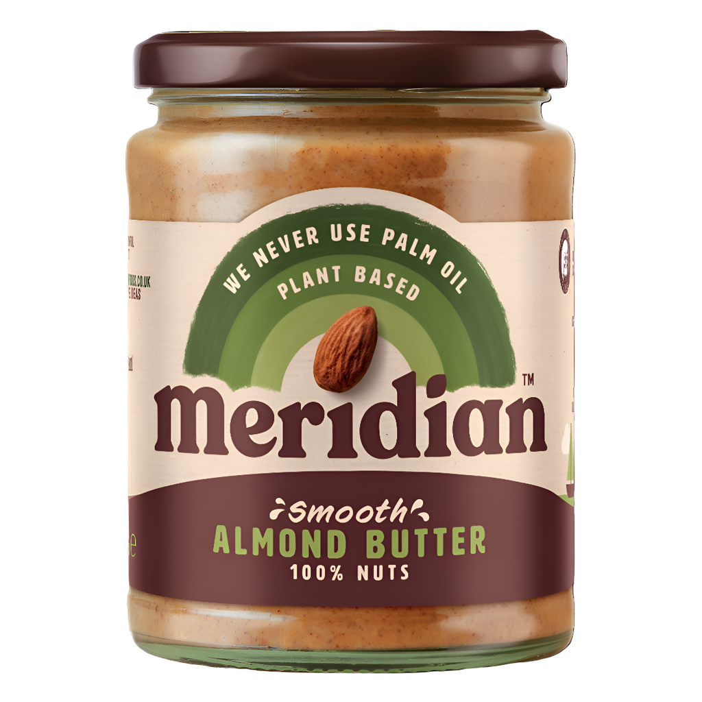 [20% OFF] Meridian Almond Butter - MEDIUM Smooth 100% X 6 X 470g