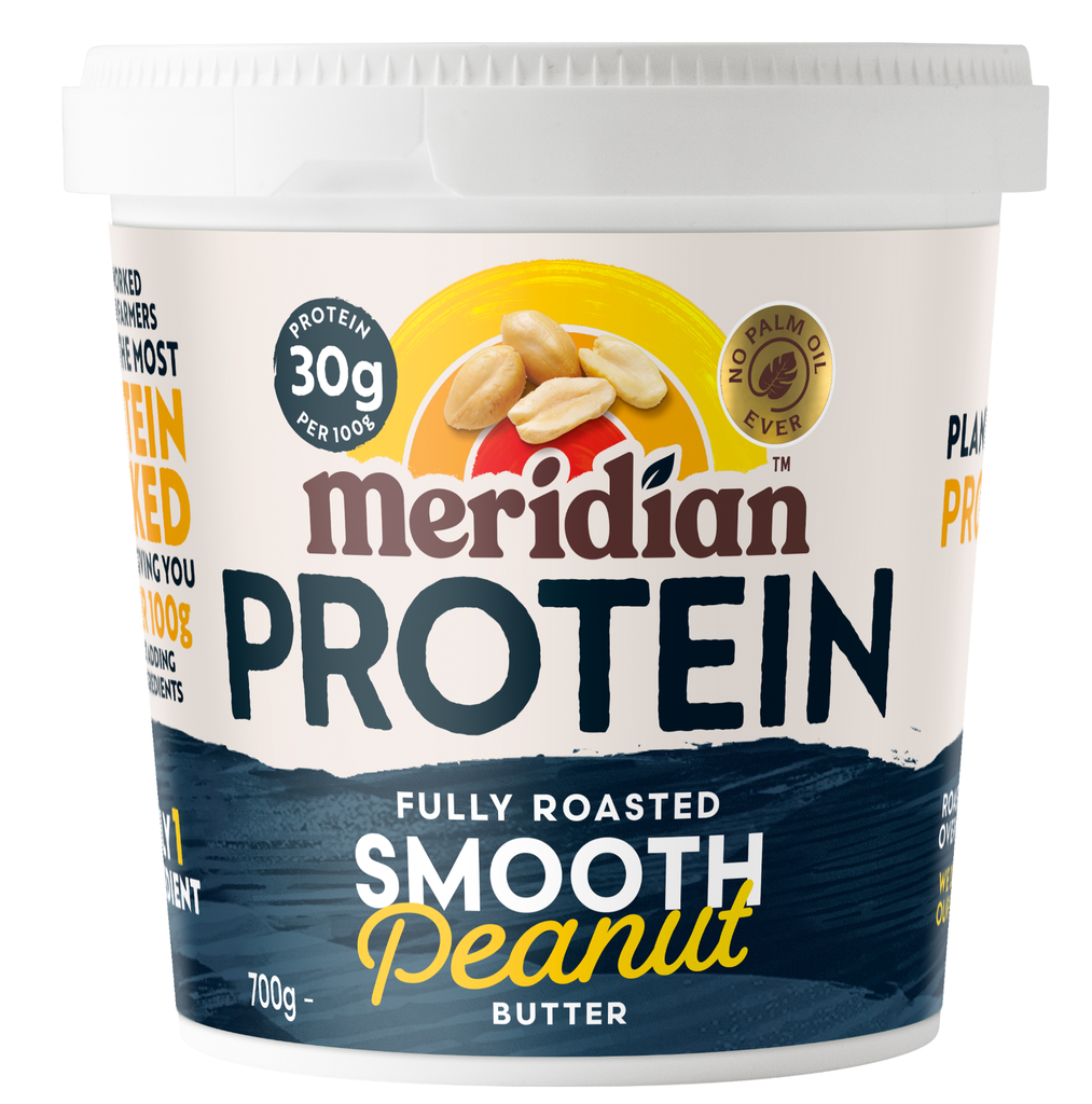 [20% OFF] Meridian Peanut Butter - LARGE Protein Smooth 100% X 3 X 700g