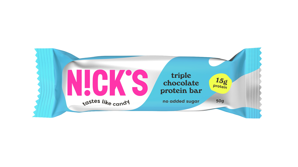 [20% OFF] Nicks Protein Bar - Triple Chocolate X 12 X 50g