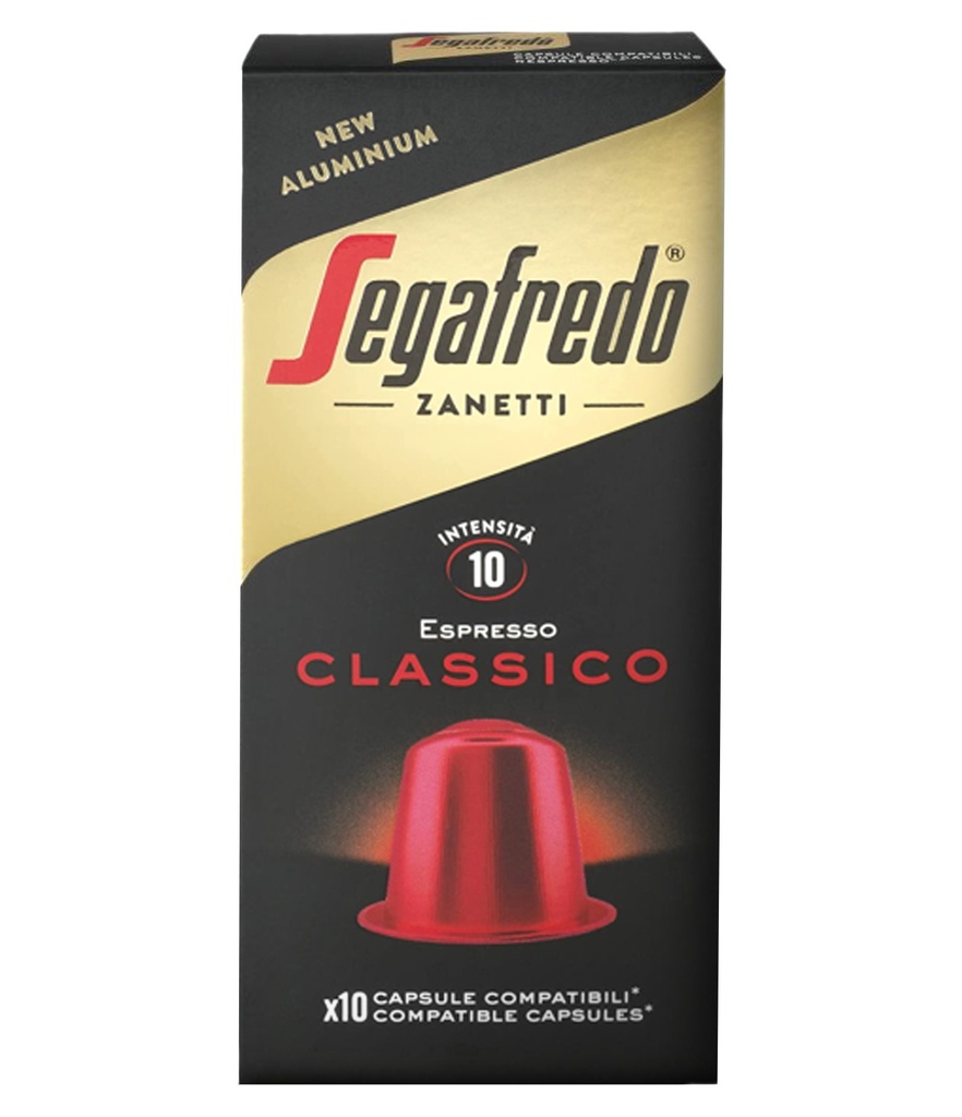 Segafredo Nespresso Pods - Espresso Classic X 10 X 51g