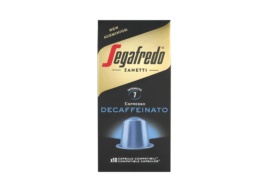 Segafredo Nespresso Pods - Espresso Decaffeinated X 10 X 51g