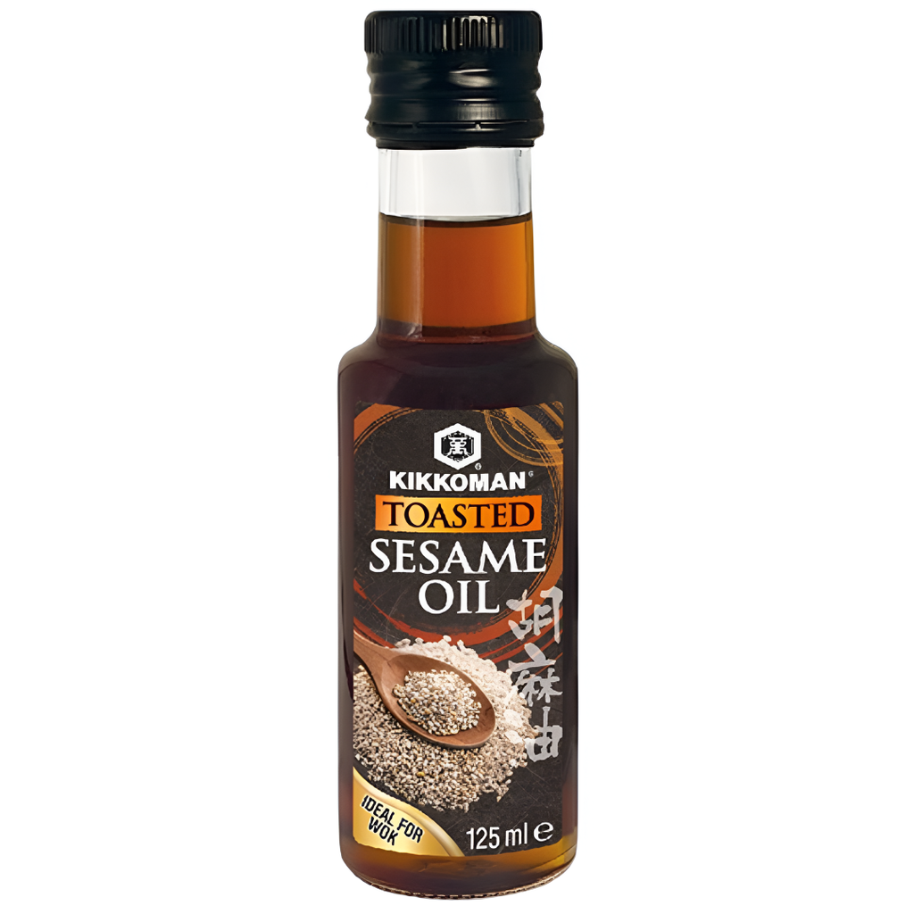 Kikkoman Japanese Seasonings - Toasted Sesame Oil X 6 X 125ml