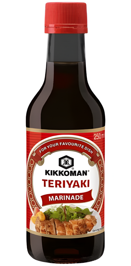 Kikkoman Japanese Sauces - Less Salt Teriyaki Marinade X 6 X 250ml