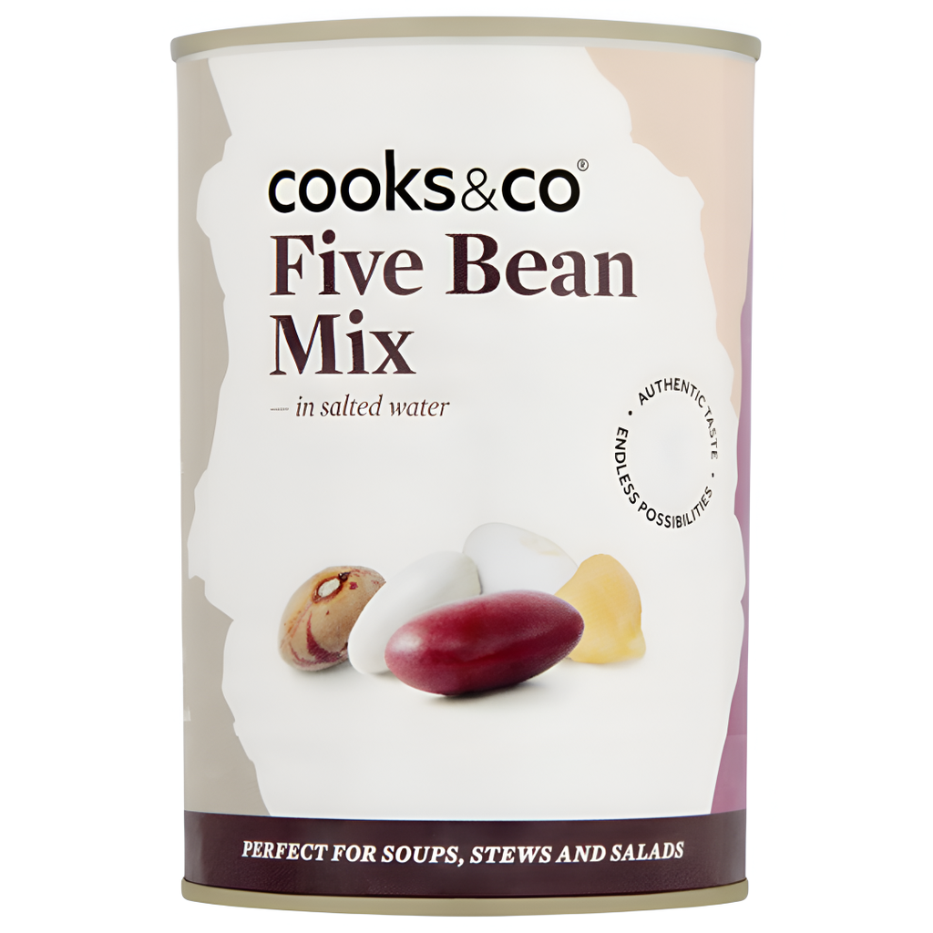 [15% OFF] Cooks and Co Beans & Pulse Cans - Five Bean Mix X 12 X 400g