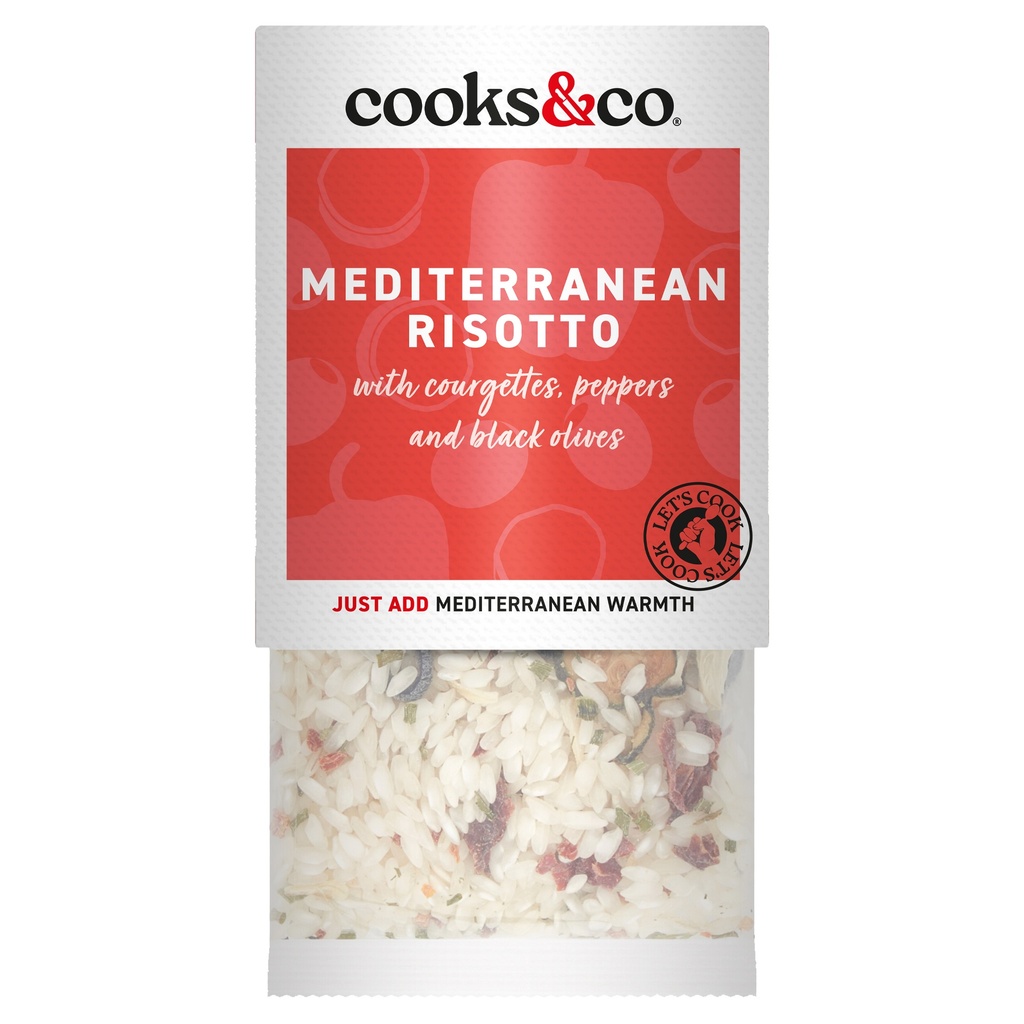 Cooks and Co Ready Meals - Mediterranean Risotto X 6 X 190g