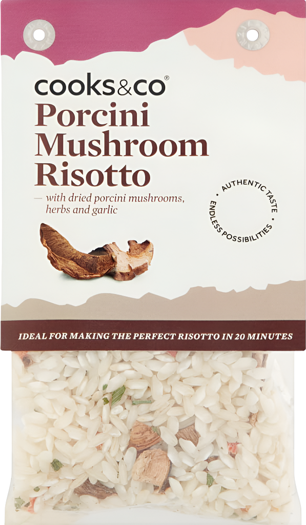 [20% OFF] Cooks and Co Ready Meals - Porcini Mushroom Risotto X 6 X 190g