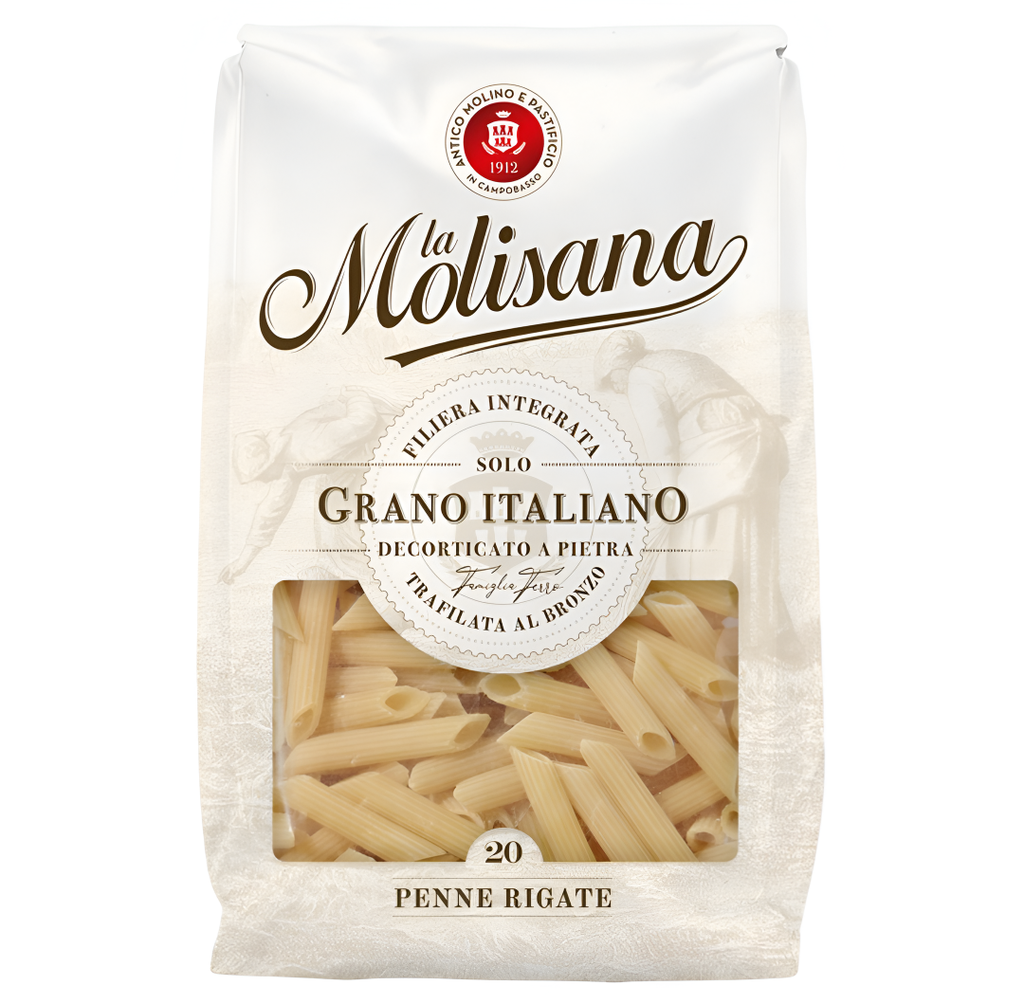 La Molisana Italian Wheat Pasta - Penne Rigate X 16 X 500g