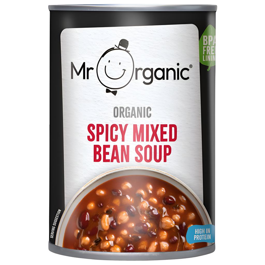Mr Organic Soup - Spicy Mixed Bean X 6 X 400g