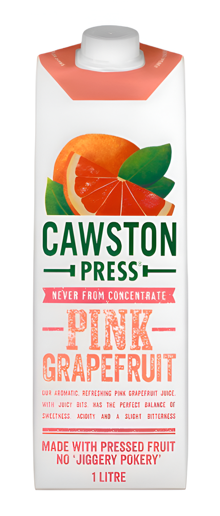 Cawston Press Juice - Pink Grapefruit X 8 X 1L