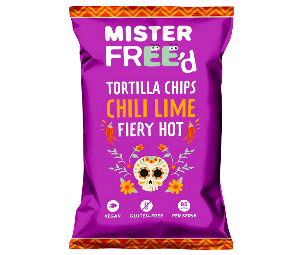 Mister Freed Tortilla Chips - Chili Lime X 12 X 135g