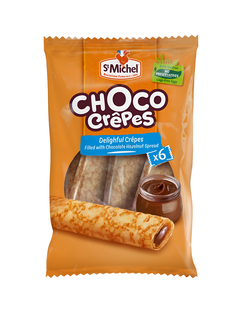 St Michel Crepe - Chocolate and Hazelnut Filled 6pcs