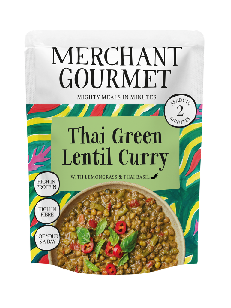 Merchant Gourmet Ready Meals - Thai Green Lentil Curry X 6 X 280g